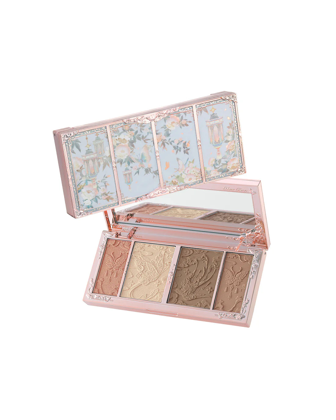 Butterfly Cloud Collar Embossed Highlight & Contour Palette – Flower Knows