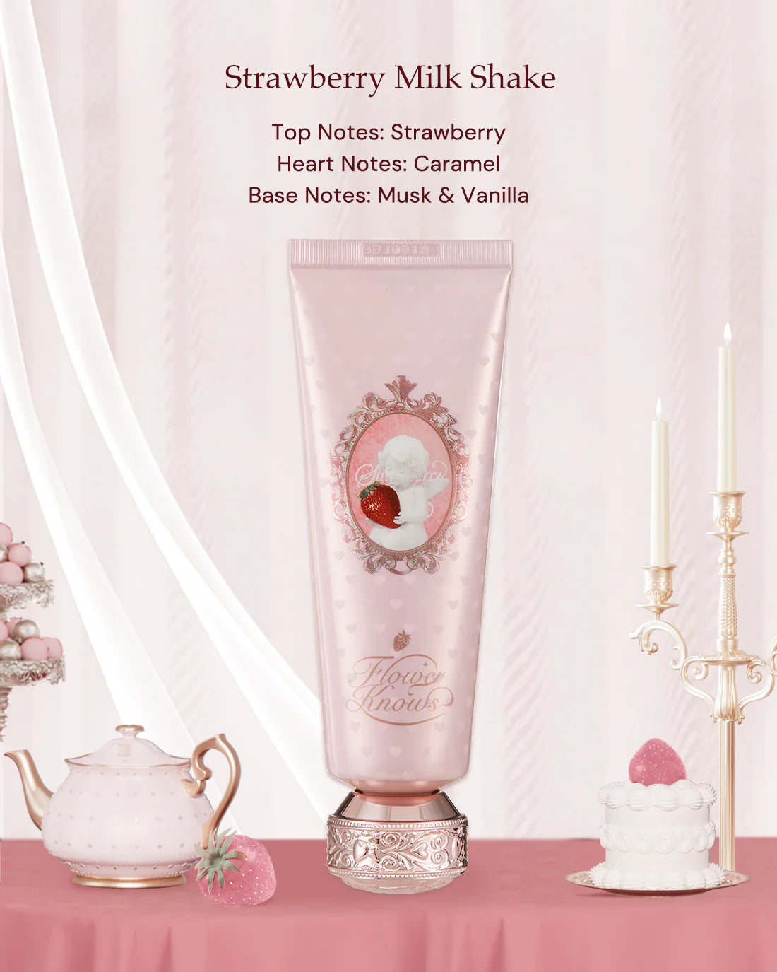 Strawberry Cupid Scented Hand Cream – Flower Knows