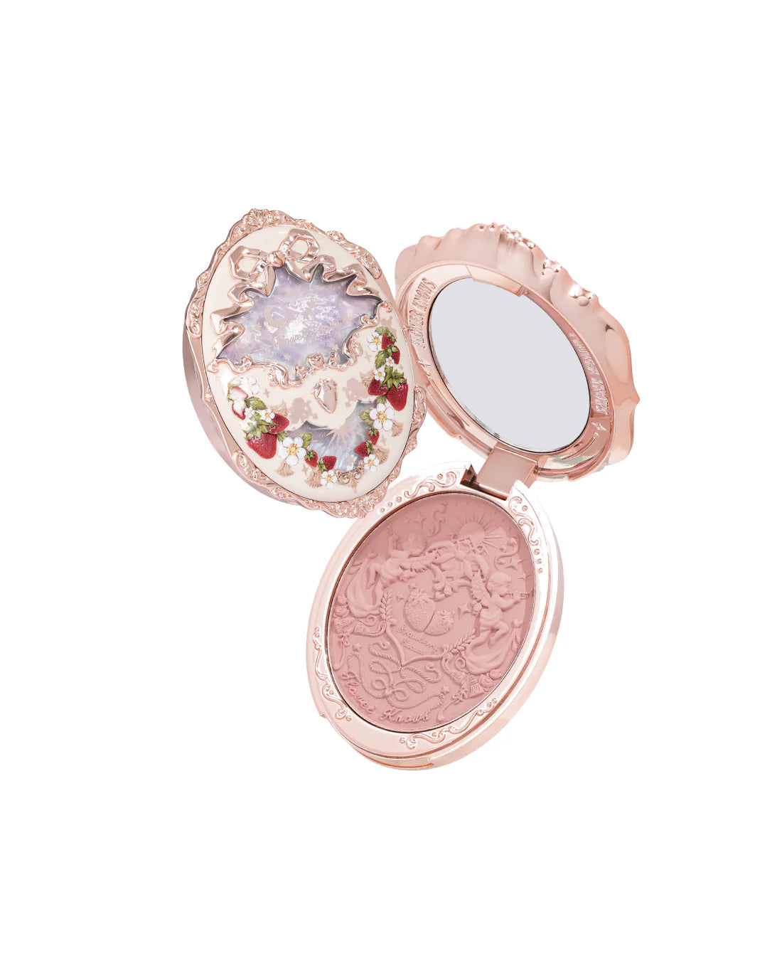 Strawberry Rococo Embossed Blush – Flower Knows