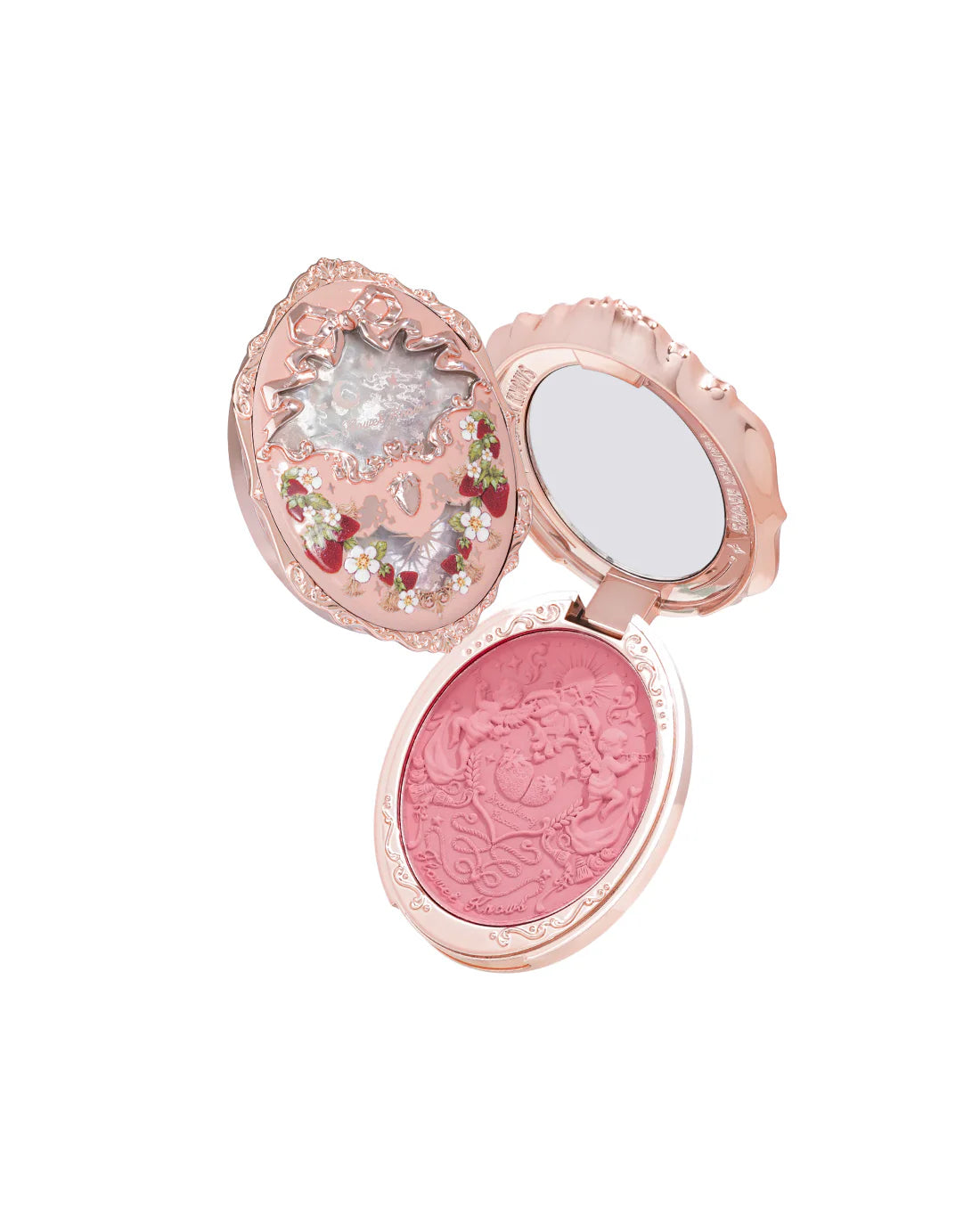 Strawberry Rococo Embossed Blush – Flower Knows