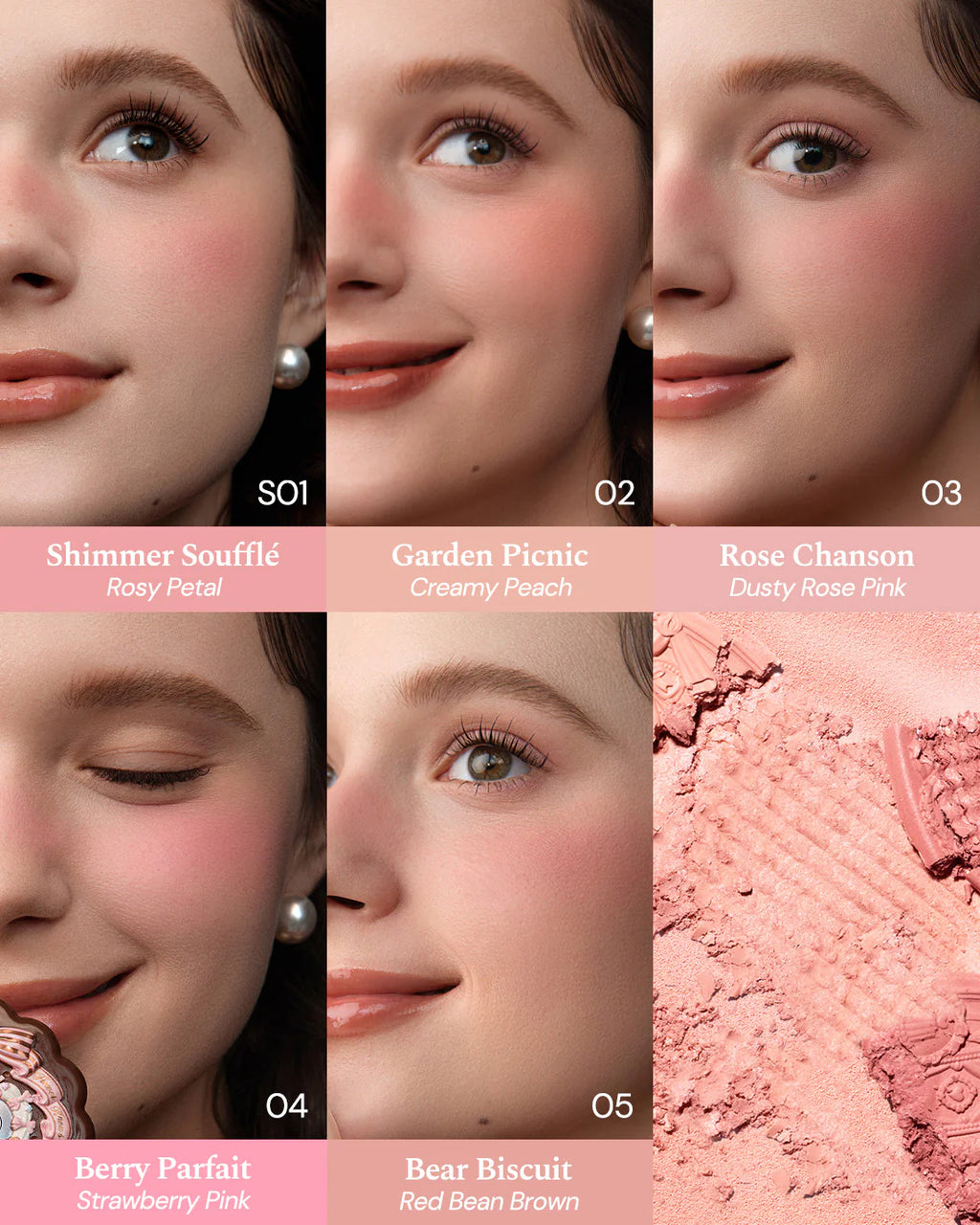 The Sweetie Bear Silk Satin Blush – THE SWEETIE BEAR