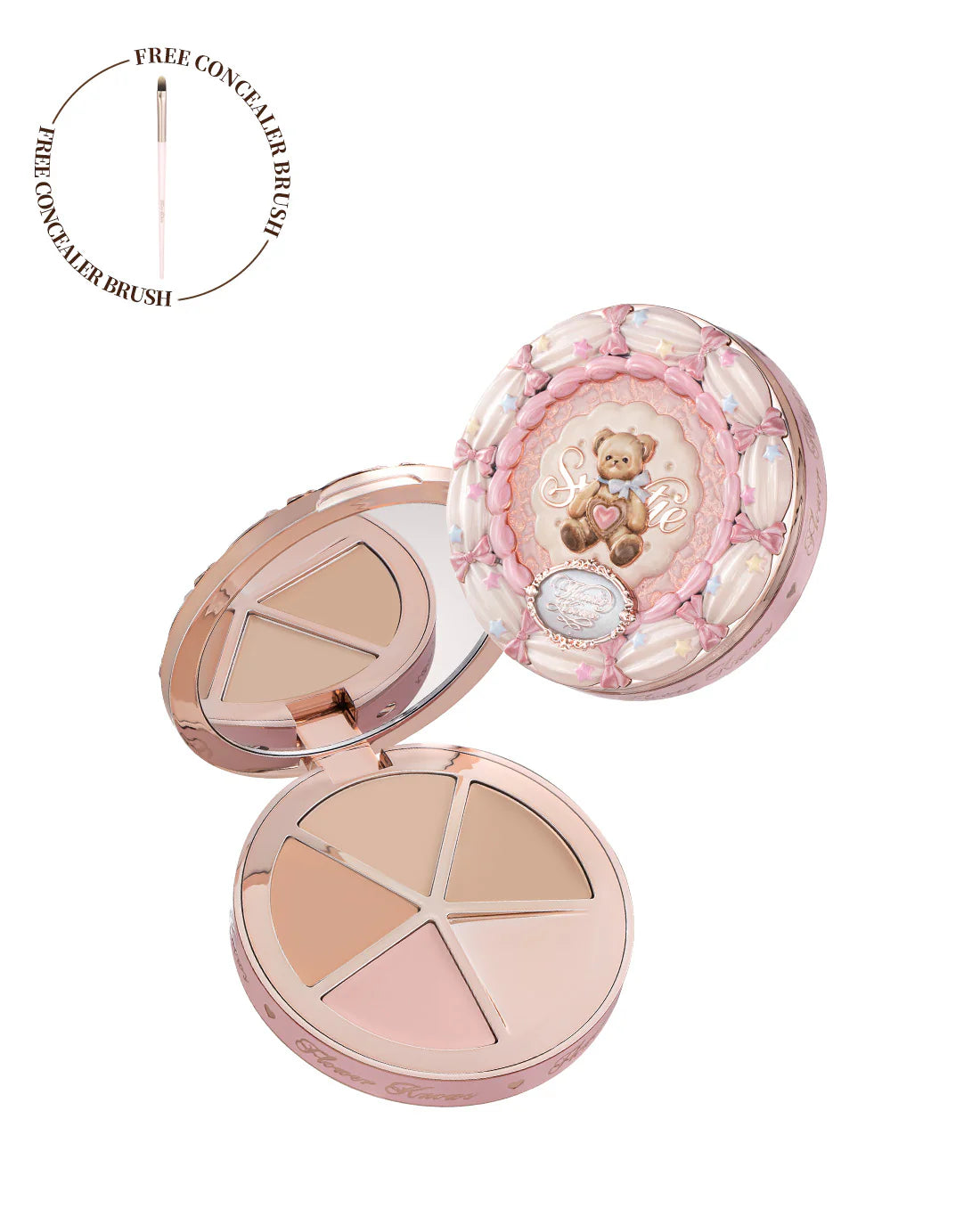 The Sweetie Bear 4-Color Concealer Palette – THE SWEETIE BEAR