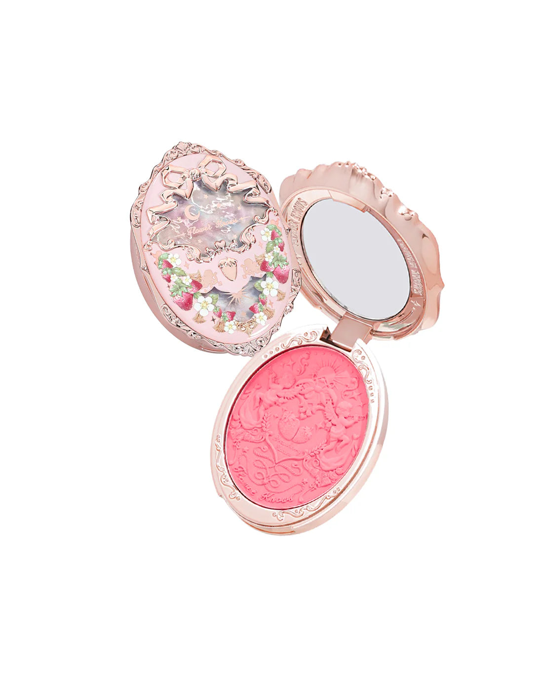 Violet Strawberry Rococo Embossed Blush – Flower Knows
