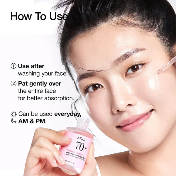 Peach 70% Niacinamide Serum - Anua
