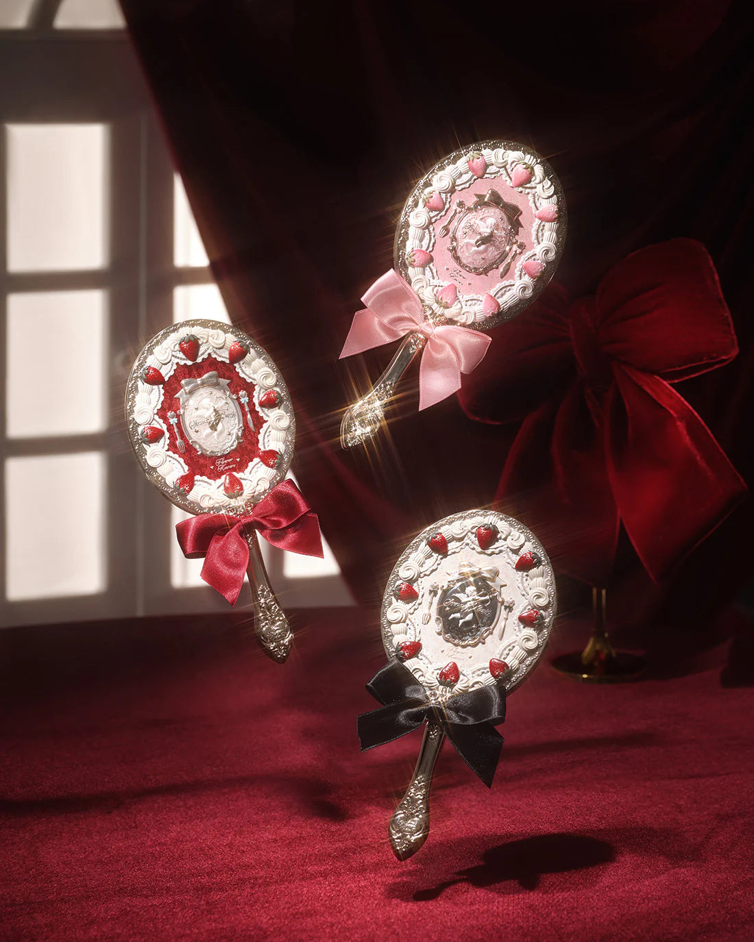 Strawberry Cupid Hand Mirror – Flower Knows