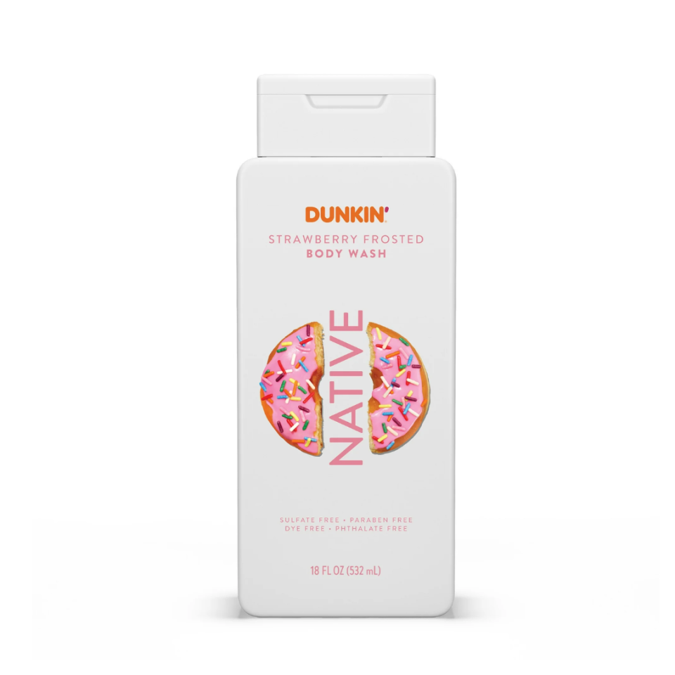Body Wash Strawberry Frosted Native x Dunkin - Native