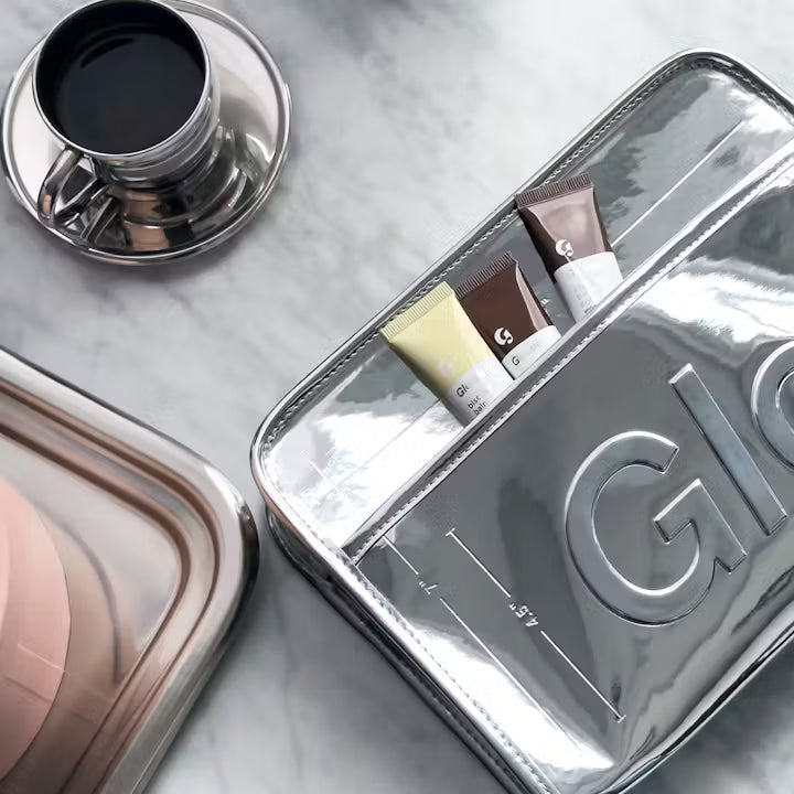Chrome Beauty Bag - Glossier