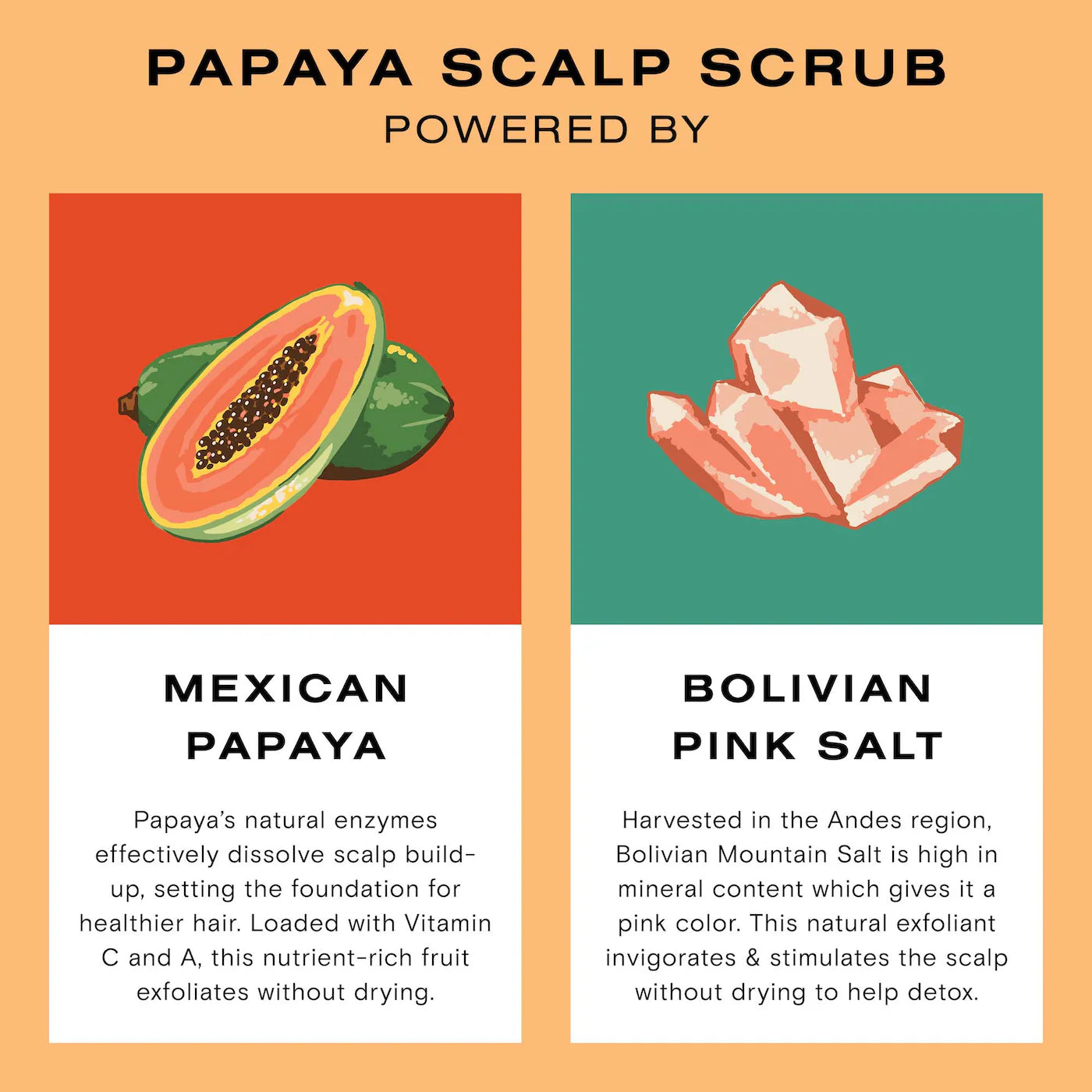 Papaya Scalp Scrub Shampoo - ceremonia