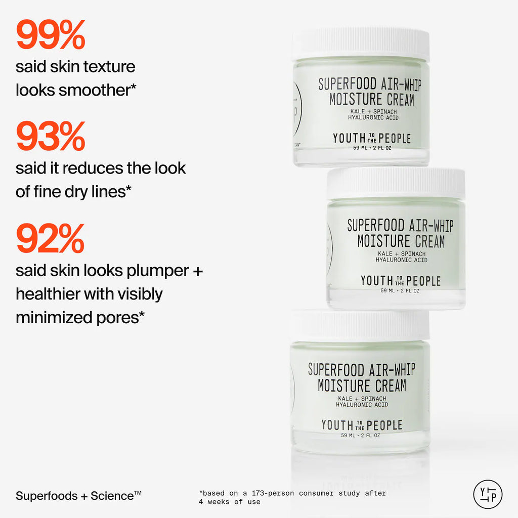 Superfood Air‑Whip Lightweight Face Moisturizer with Hyaluronic Acid – Youth To The People