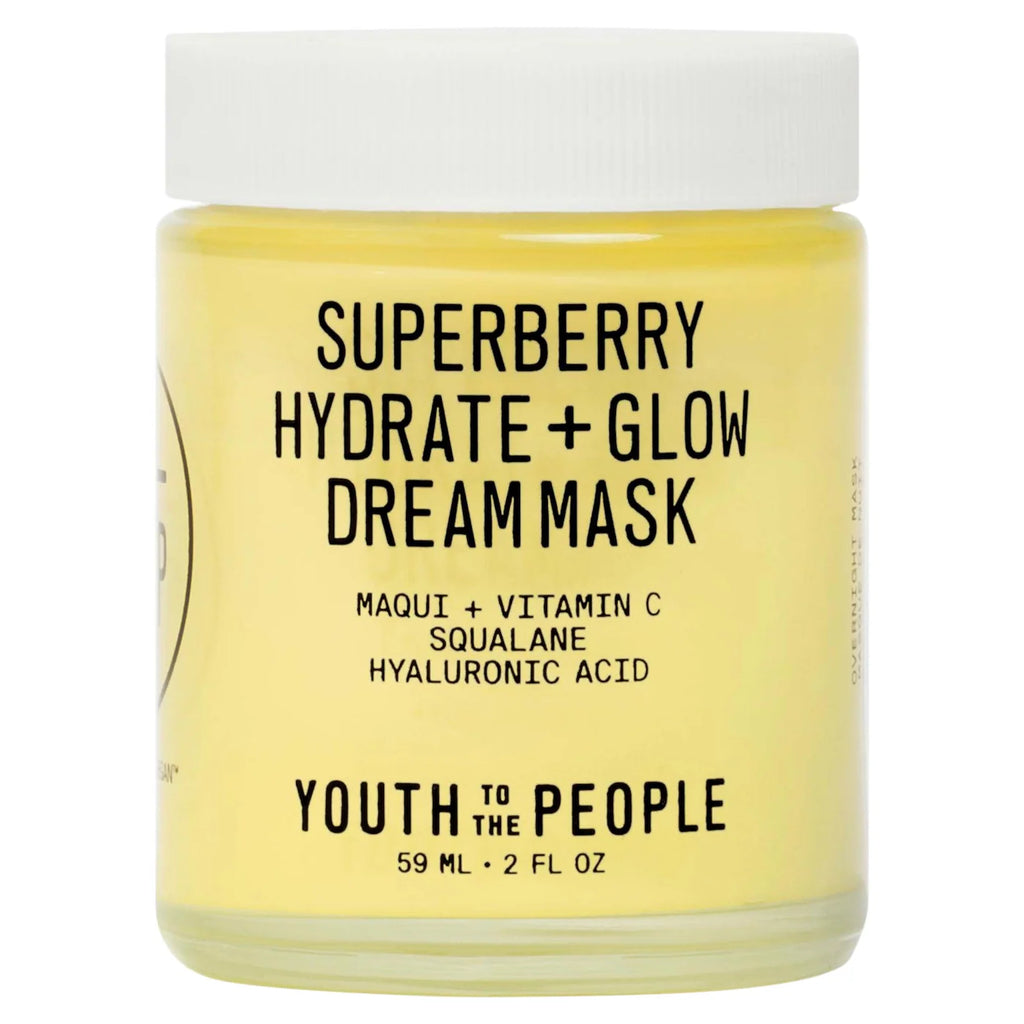 Superberry Hydrate + Glow Dream Night Cream + Mask with Vitamin C – Youth To The People