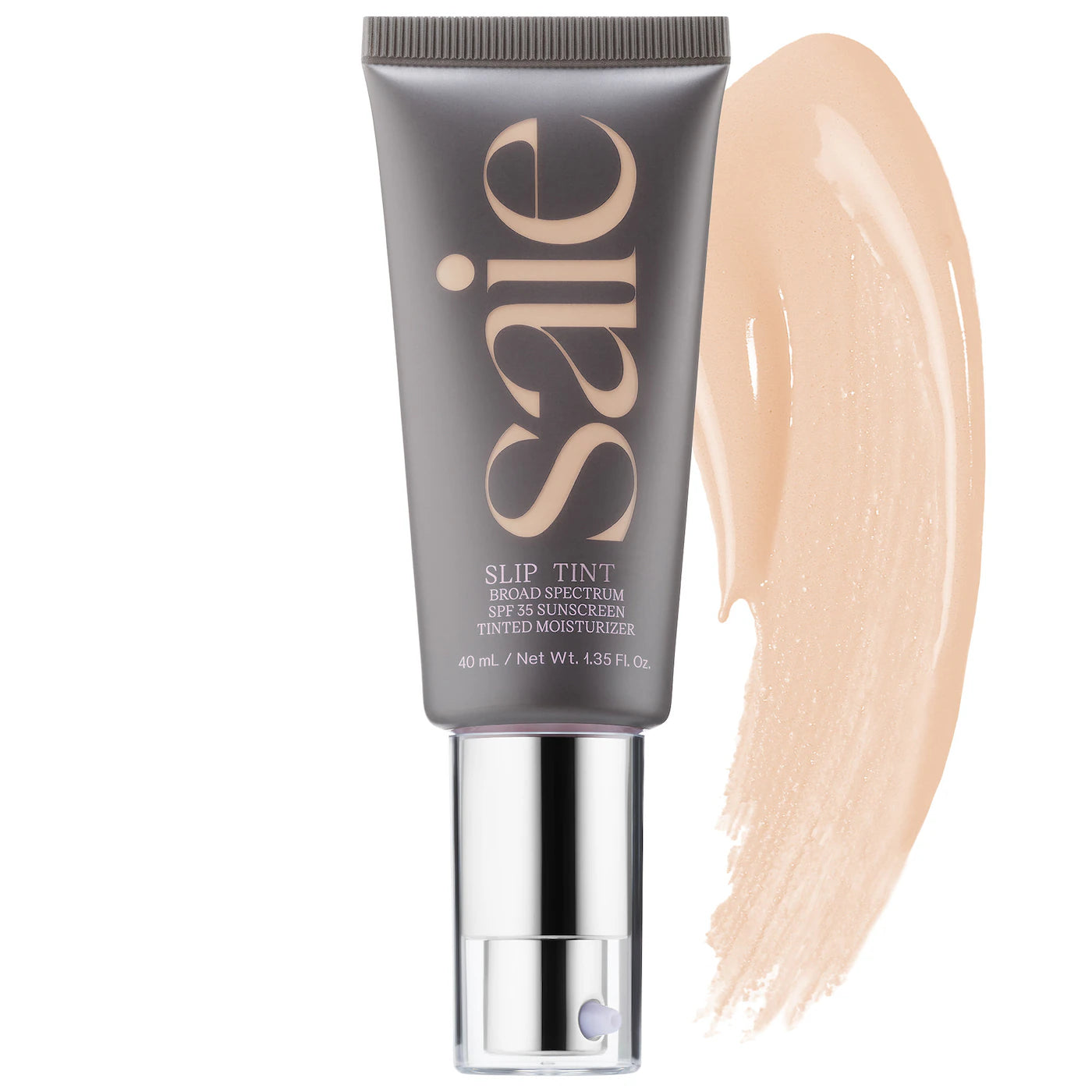 Slip Tint – Lightweight Tinted Moisturizer with Mineral Zinc SPF 35 and Hyaluronic Acid – Saie