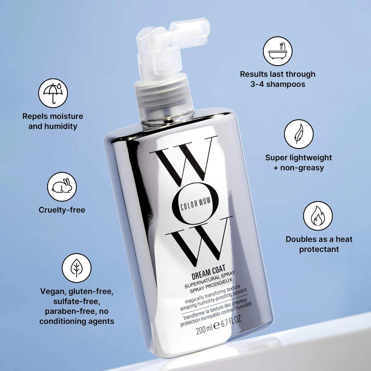 Dream Coat Supernatural Treatment Spray for Frizzy Hair - Color Wow