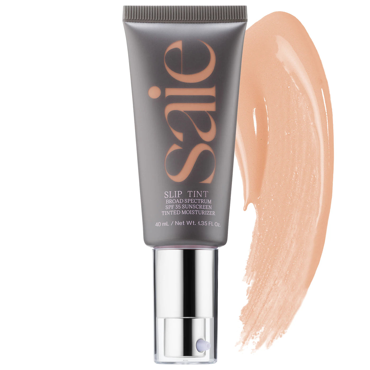 Slip Tint – Lightweight Tinted Moisturizer with Mineral Zinc SPF 35 and Hyaluronic Acid – Saie