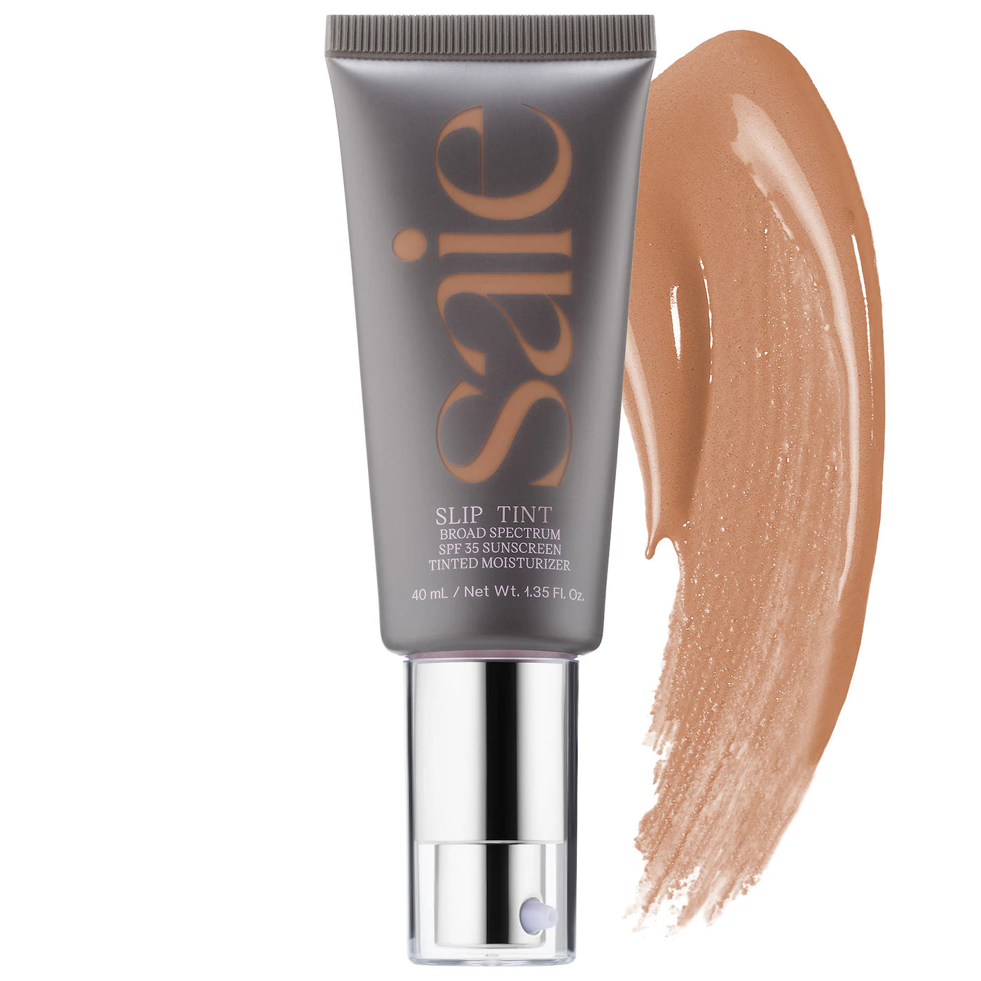 Slip Tint – Lightweight Tinted Moisturizer with Mineral Zinc SPF 35 and Hyaluronic Acid – Saie
