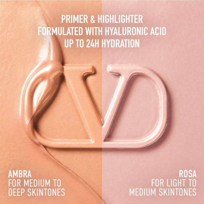 V-Lighter Illuminating Face Primer and Highlighter with Hyaluronic Acid - Valentino