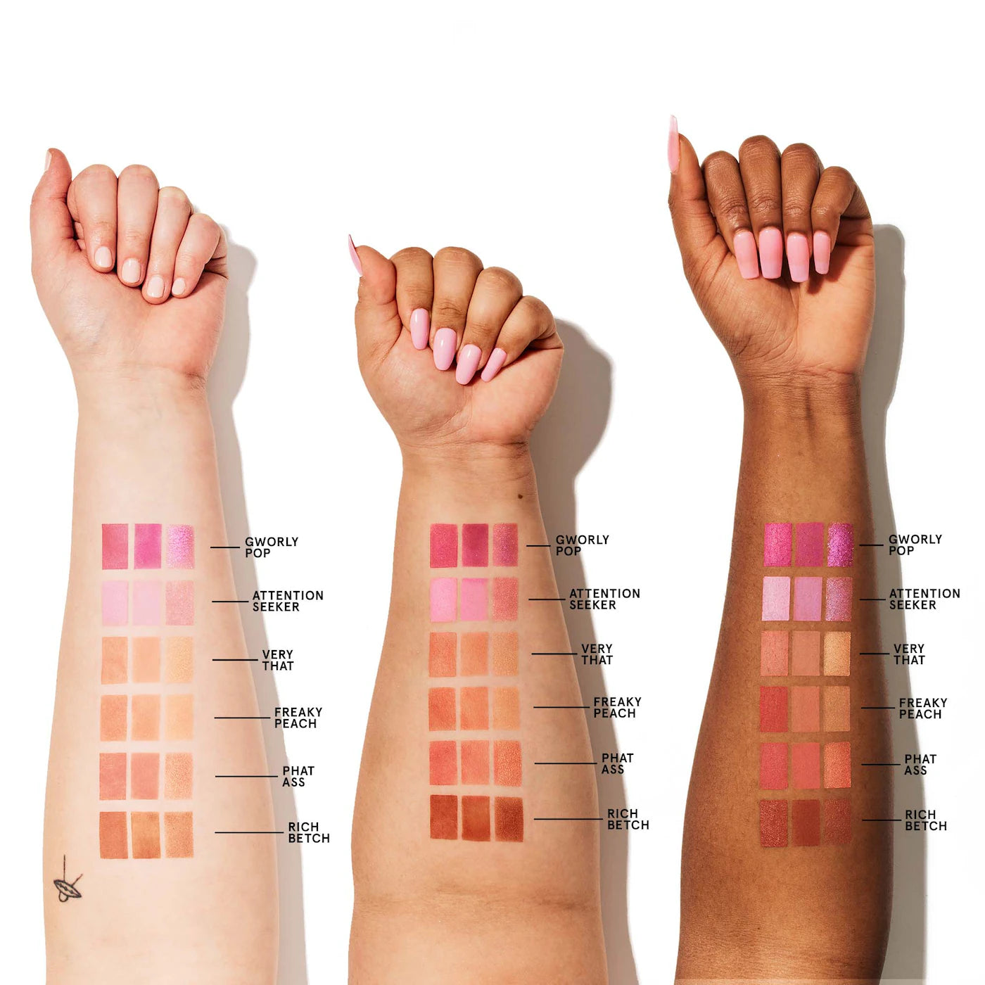 Cheek Clapper 3D Blush Trio Palette - one size