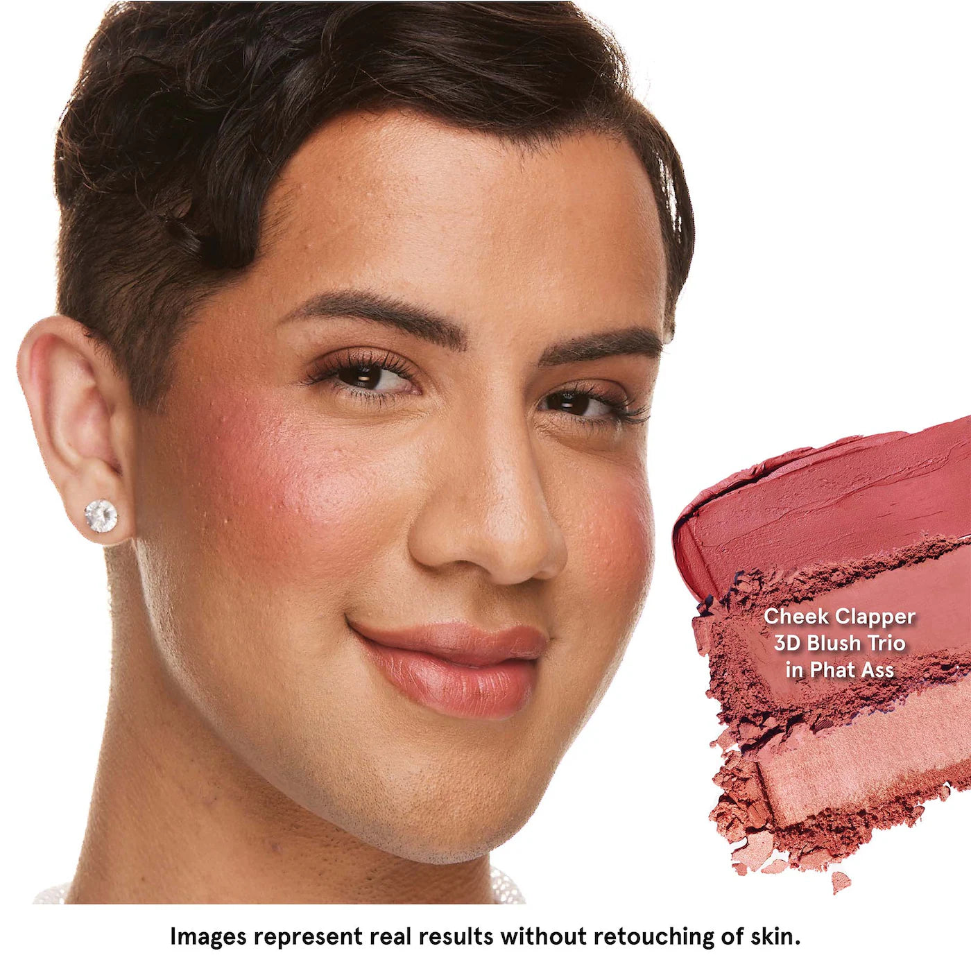 Cheek Clapper 3D Blush Trio Palette - one size