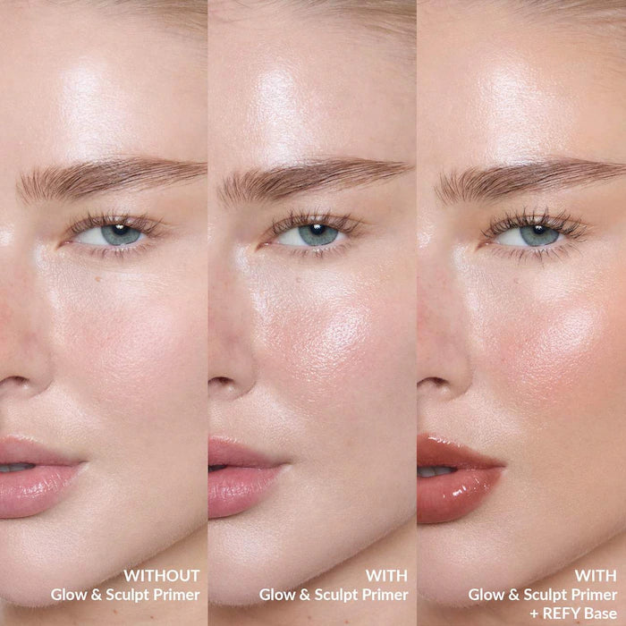 Glow and Sculpt Face Serum Primer with Niacinamide 15ml - REFY