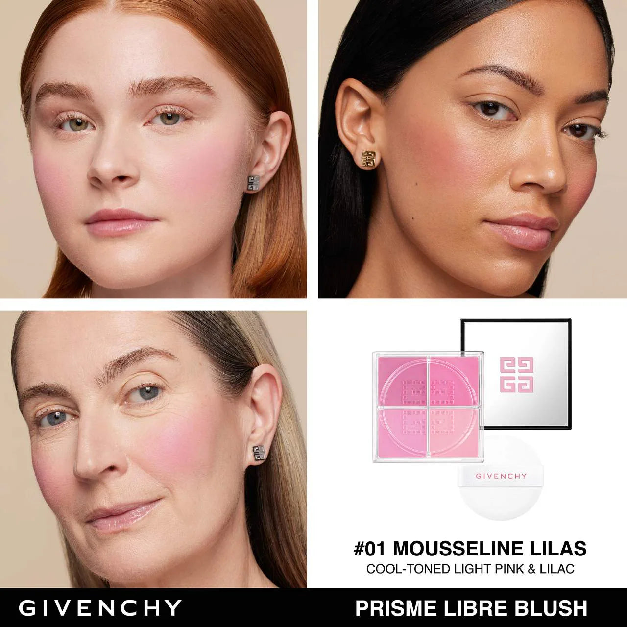 Prisme Libre Loose Powder Blush 12H Radiance - Givenchi