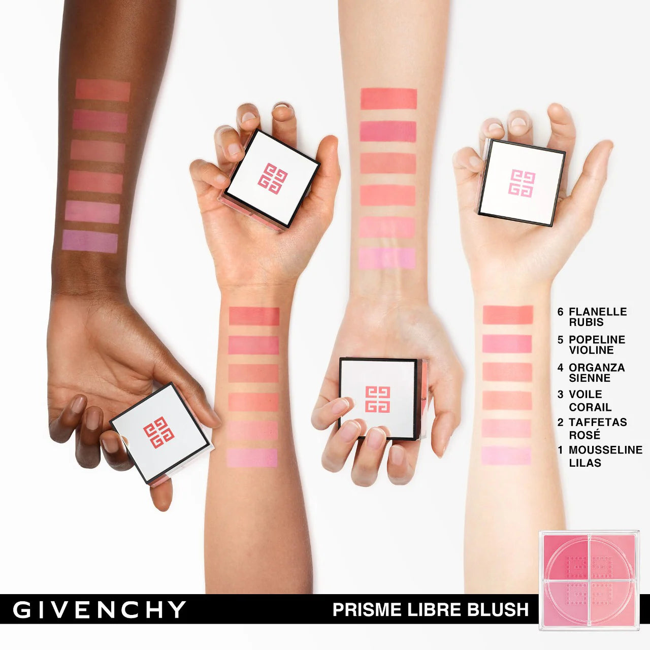 Prisme Libre Loose Powder Blush 12H Radiance - Givenchi