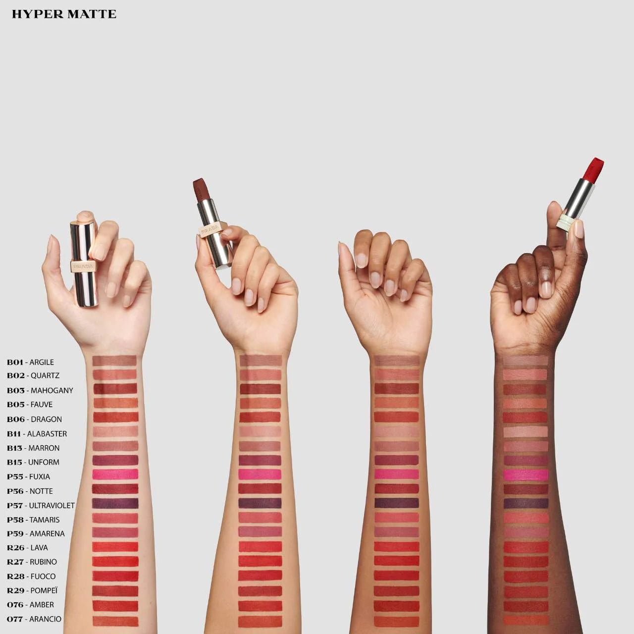 Monochrome Hyper Matte Refillable Lipstick – Prada Beauty