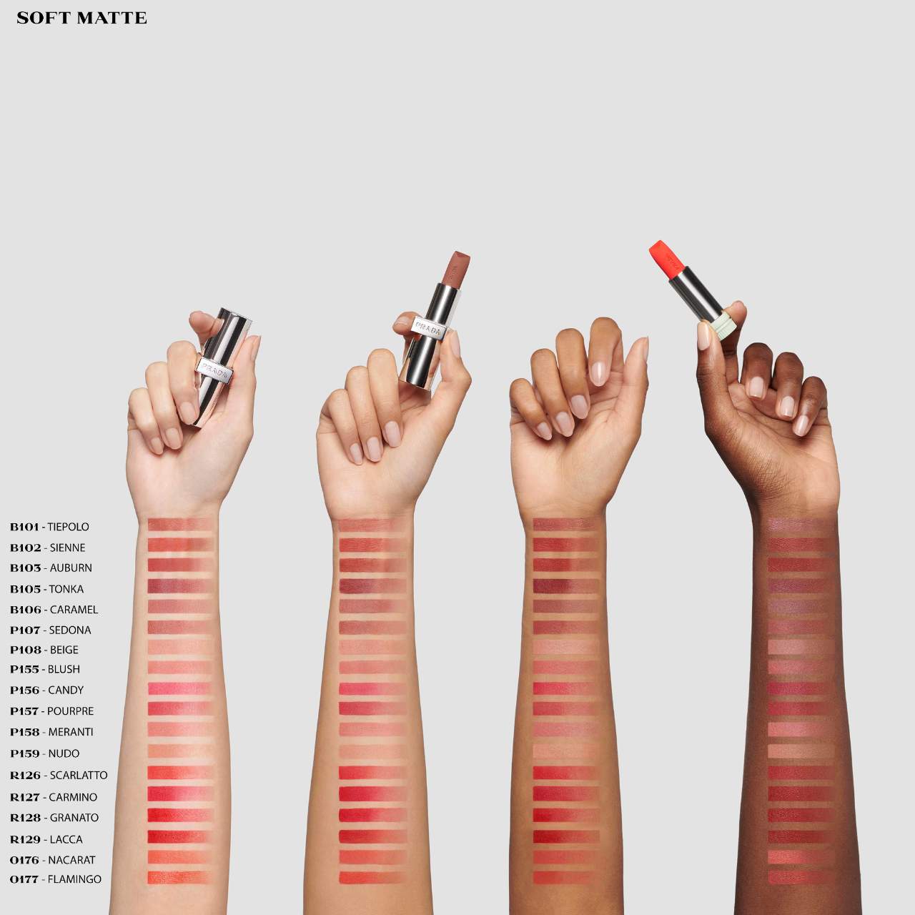 Prada Monochrome Soft Matte Blur Lipstick – Prada Beauty
