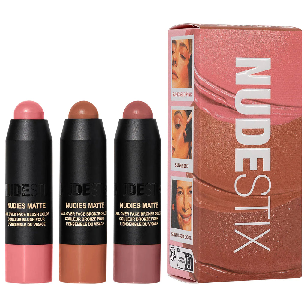 NUDESTIX Mini Sunkissed Blush &amp; Bronze 3pc Kit – NUDESTIX