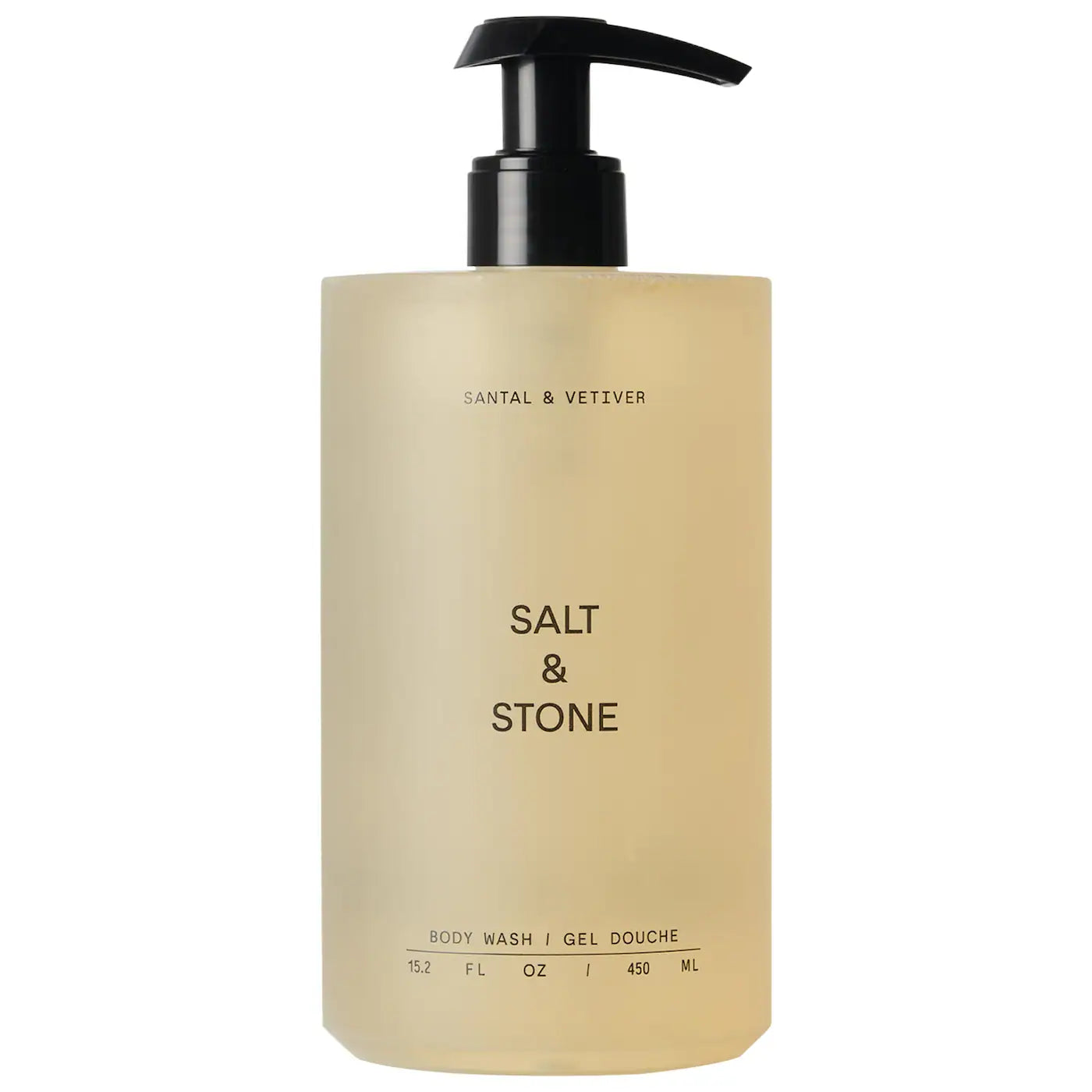 Santal &amp; Vetiver Refillable Body Wash with Niacinamide + Probiotic – Salt &amp; Stone