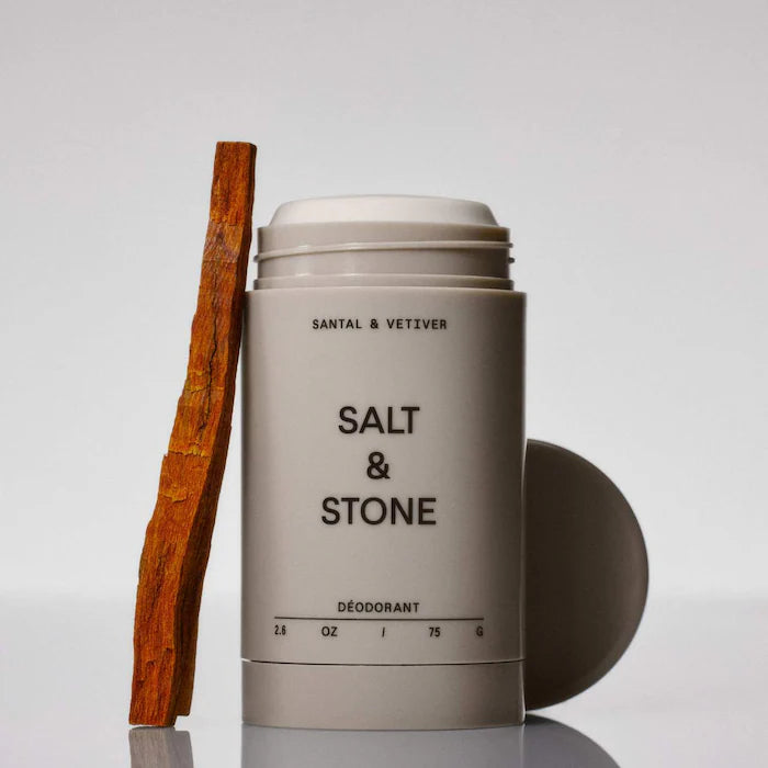 Santal & Vetiver Extra-Strength Aluminum-Free Deodorant - Salt & Stone