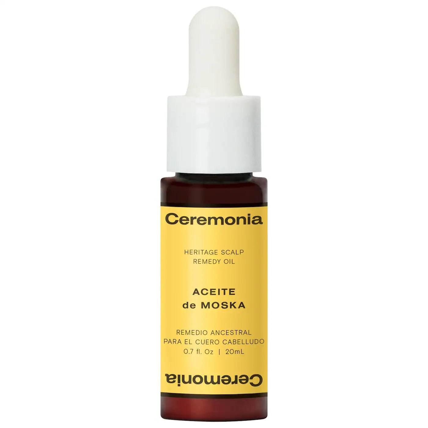 Aceite de Moska Pre-Shampoo Scalp & Hair Oil - -ceremonia