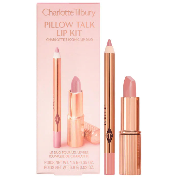 Mini Pillow Talk Lipstick & Liner Set - Charlotte Tilbury