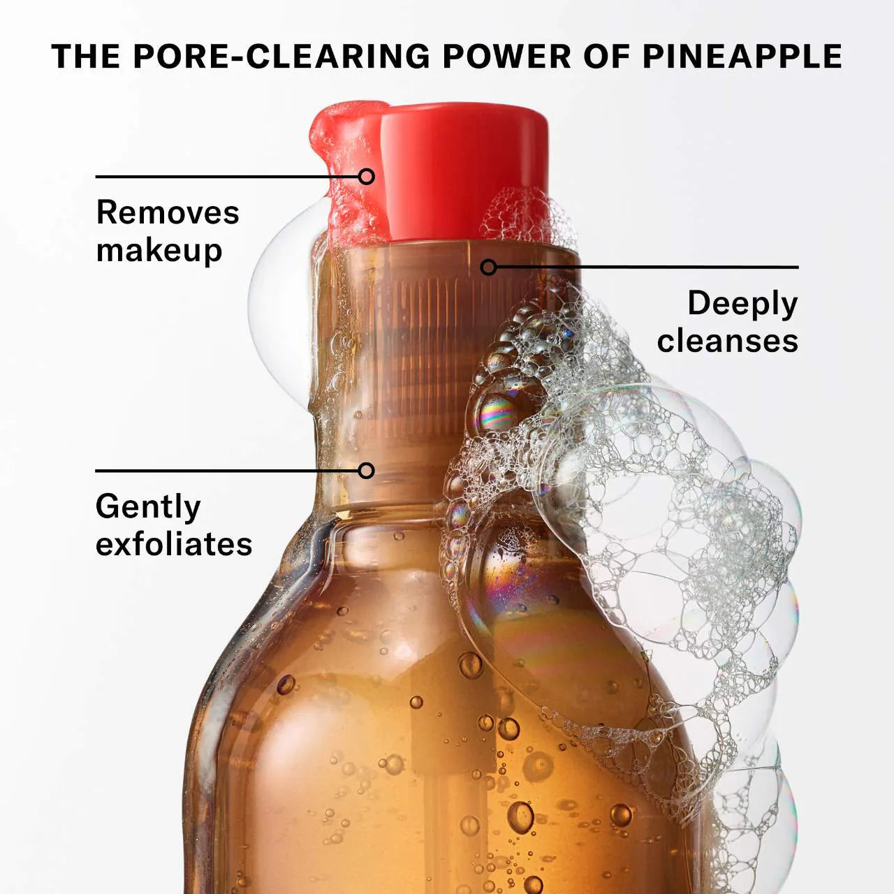 Pineapple Enzyme Exfoliating + Brightening Foaming Gel Cleanser with AHAs – Josie Maran