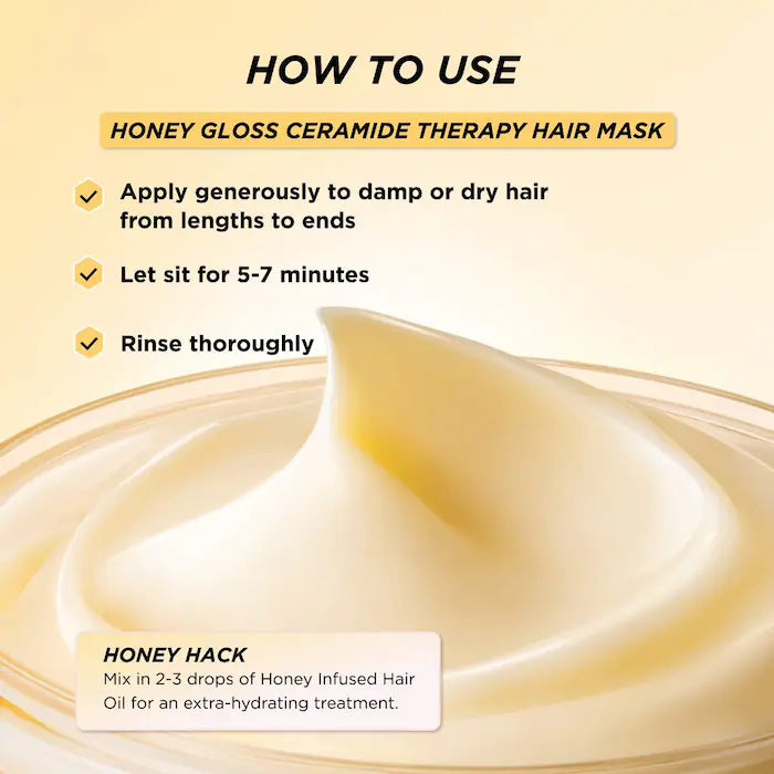 Honey Gloss Ceramide Therapy Hydrating Hair Mask Mini - Gisou