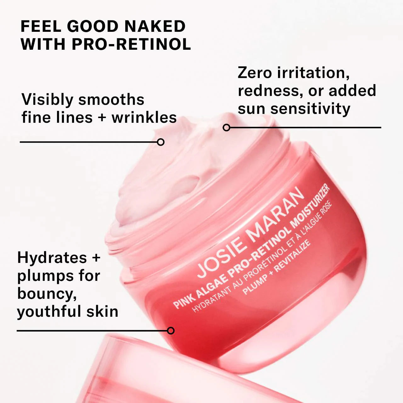 Pink Algae Pro-Retinol Anti-Aging Moisturizer – Josie Maran