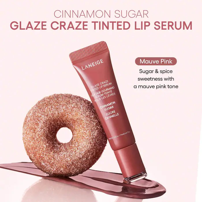 Glaze Craze Tinted Polypeptide Lip Serum Cinnamon Sugar - Laneige