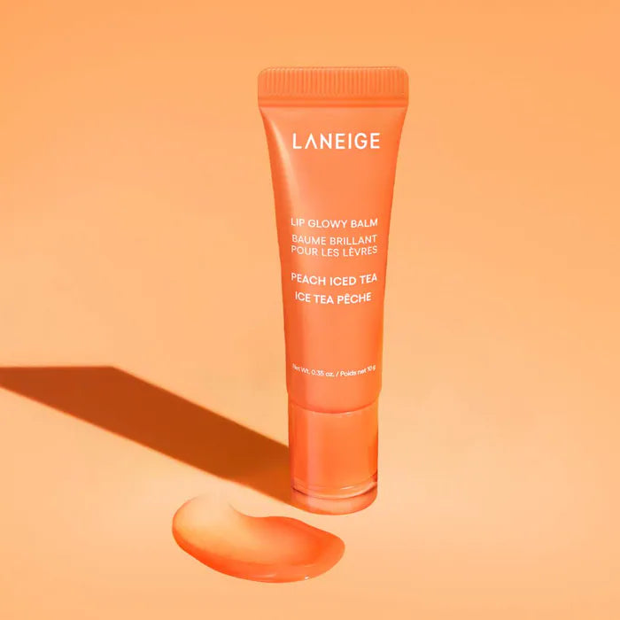 Lip Glowy Lightweight Hydration Balm with Shea Butter Peach Iced Tea - Laneige