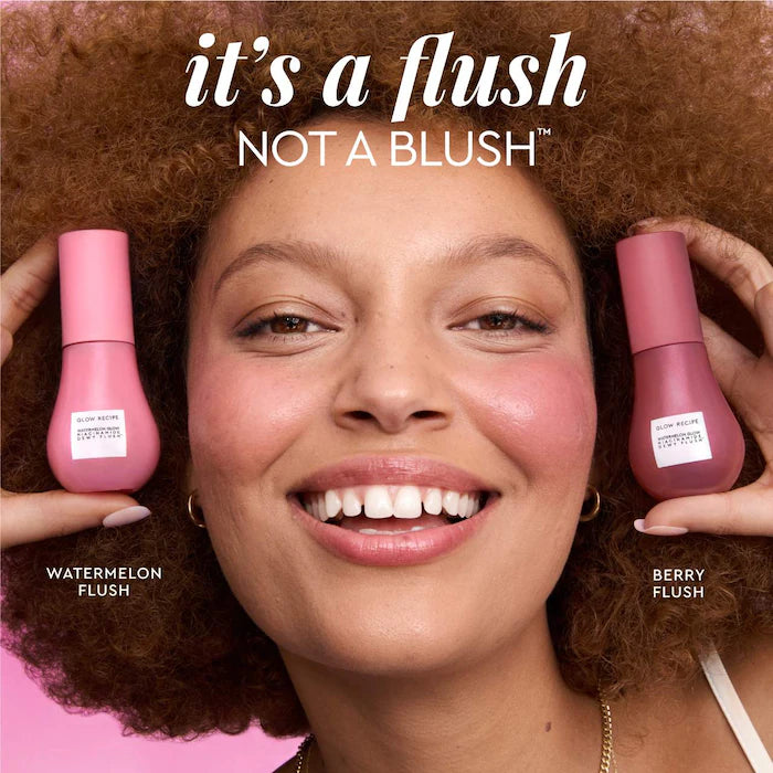 Watermelon Glow Niacinamide Dewy Flush Brightening Serum Blush - Glow Recipe
