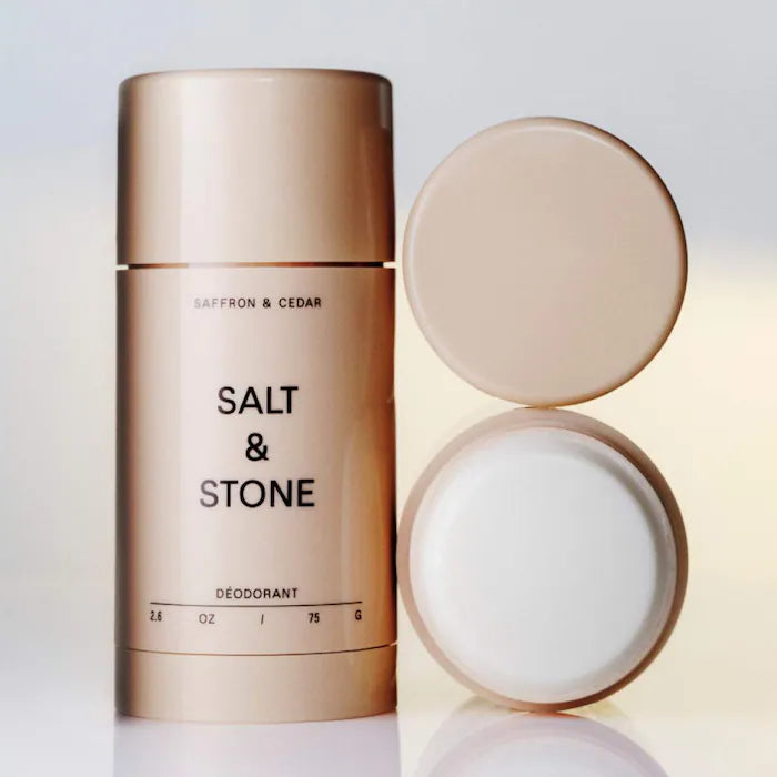 Saffron & Cedar Extra-Strength Aluminum-Free Deodorant - Salt & Stone