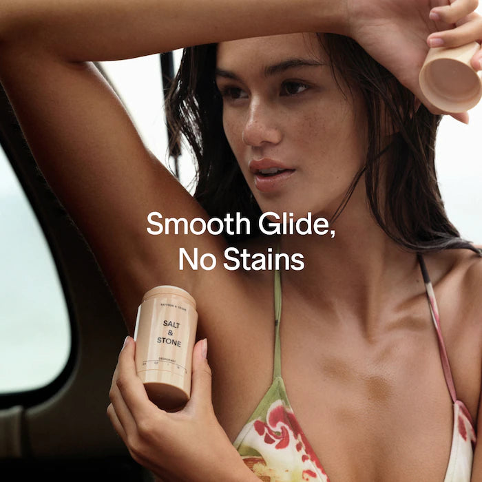 Saffron & Cedar Extra-Strength Aluminum-Free Deodorant - Salt & Stone