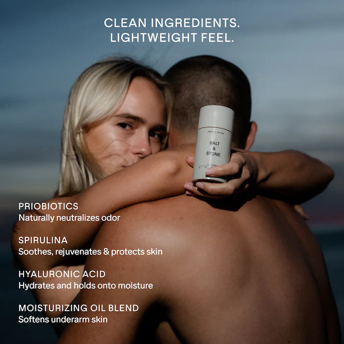 Saffron & Cedar Extra-Strength Aluminum-Free Deodorant - Salt & Stone