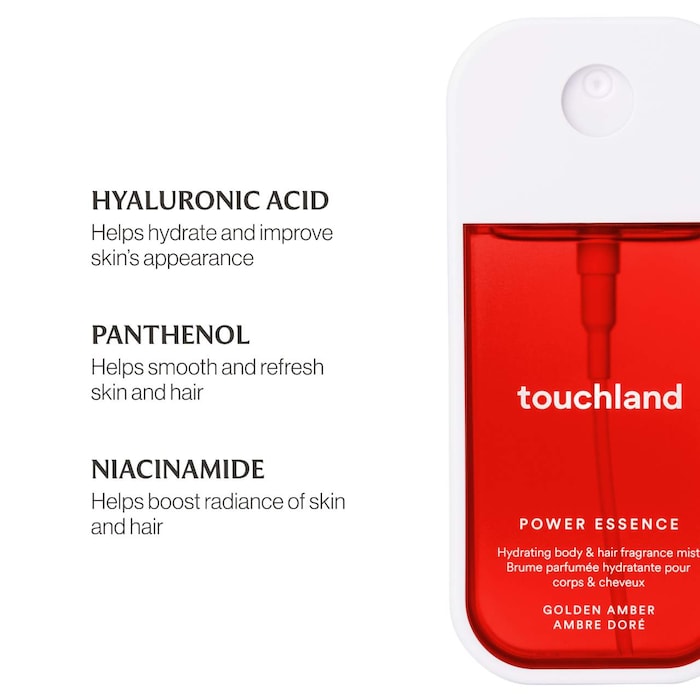 Golden Amber Power Essence Body & Hair Fragrance Mist - Touchland