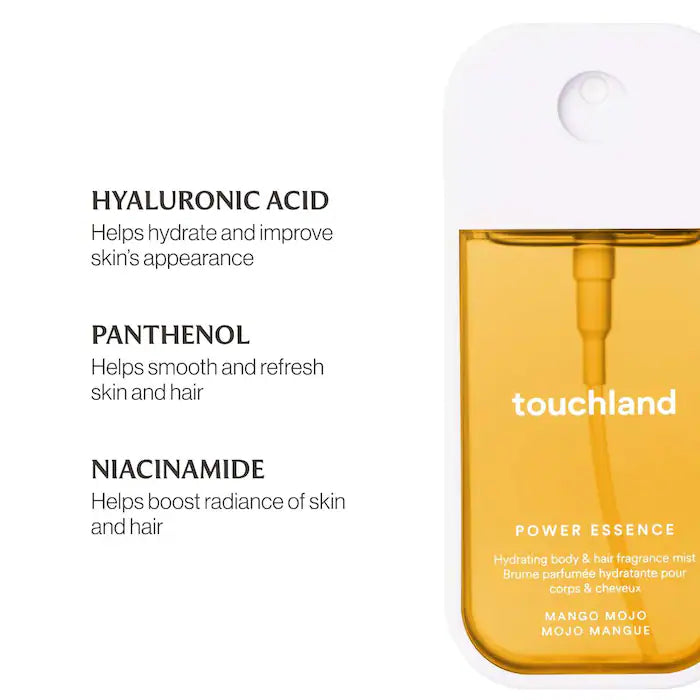 Mango Mojo Power Essence Body & Hair Fragrance Mist - Touchland
