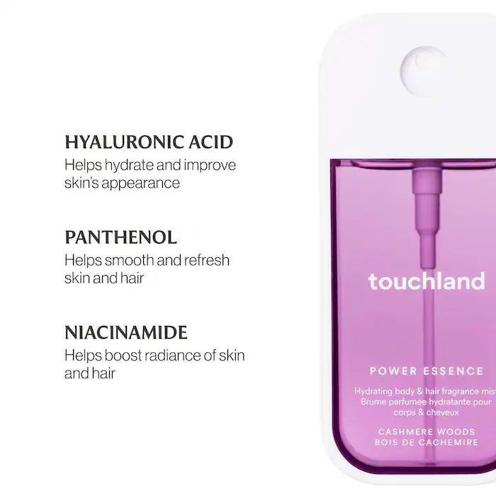 Chasmere Woods Power Essence Body & Hair Fragrance Mist - Touchland
