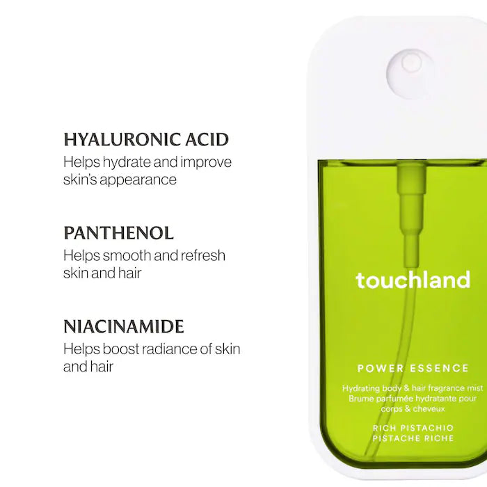 Rich Pistachio Power Essence Body & Hair Fragrance Mist - Touchland