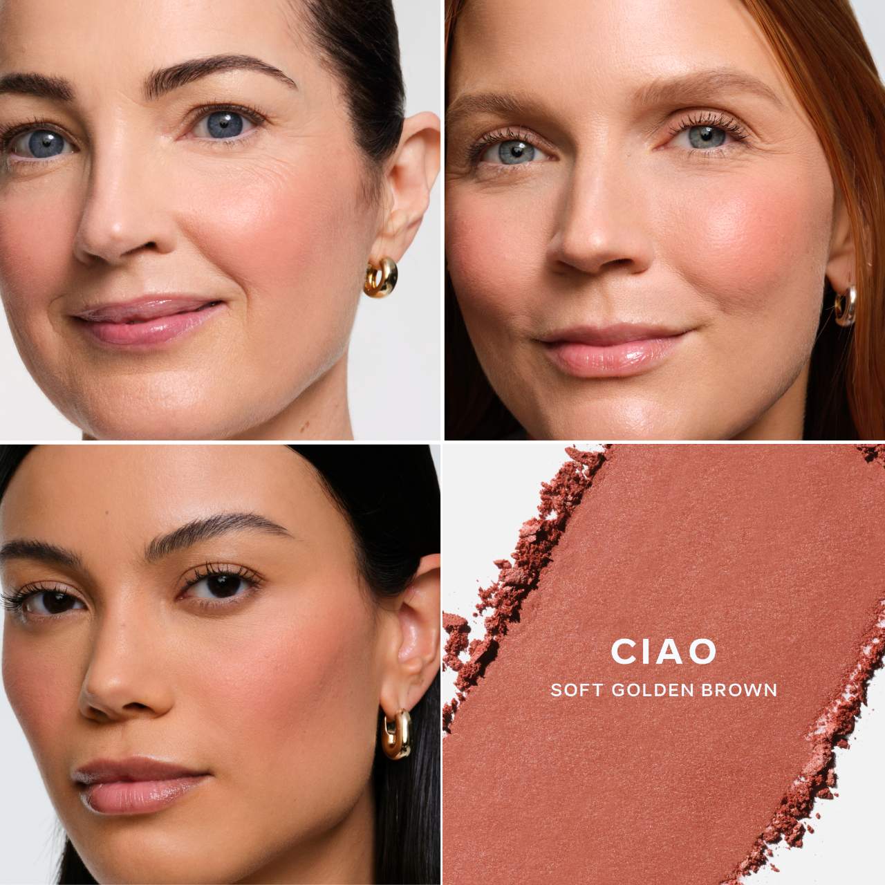 SuperSuede™ Talc‑Free Powder Blush – Saie