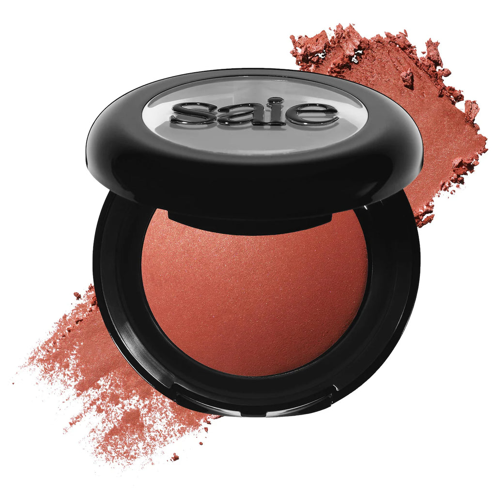 SuperSuede™ Talc‑Free Powder Blush – Saie
