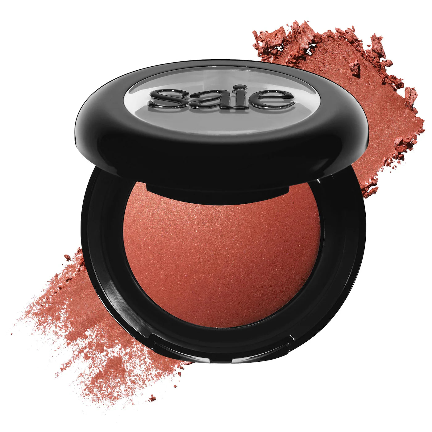 SuperSuede™ Talc‑Free Powder Blush – Saie