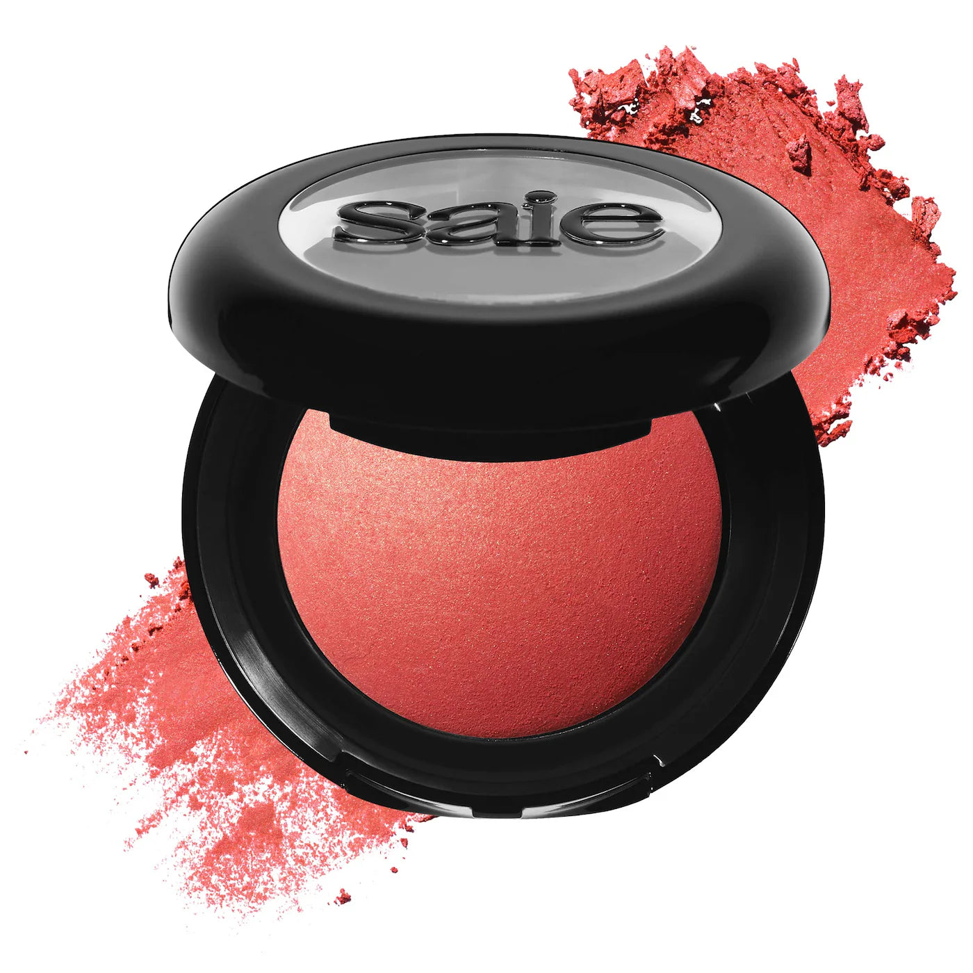 SuperSuede™ Talc‑Free Powder Blush – Saie