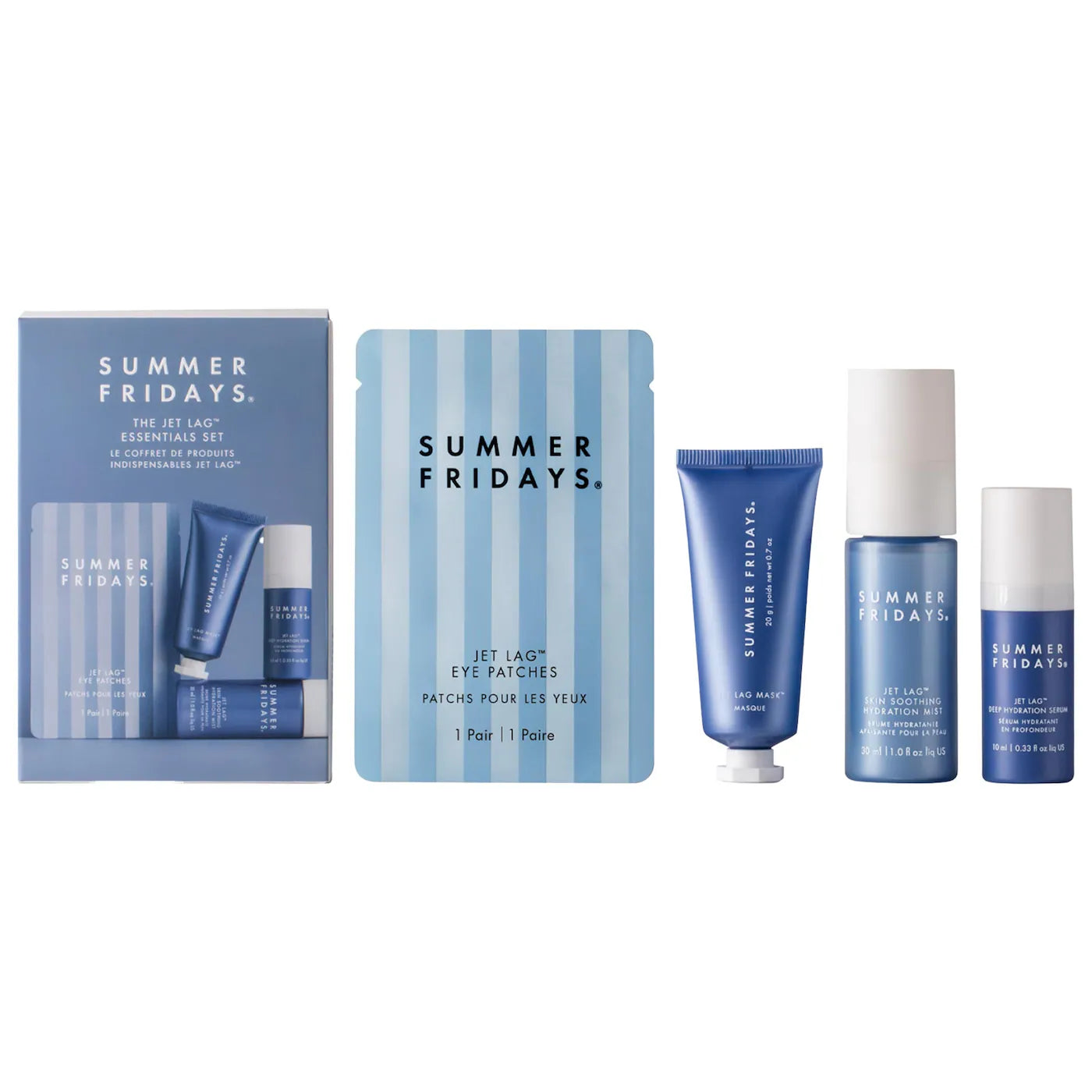 The Jet Lag™ Essentials Hydration Set for Travel - Summer Fridays