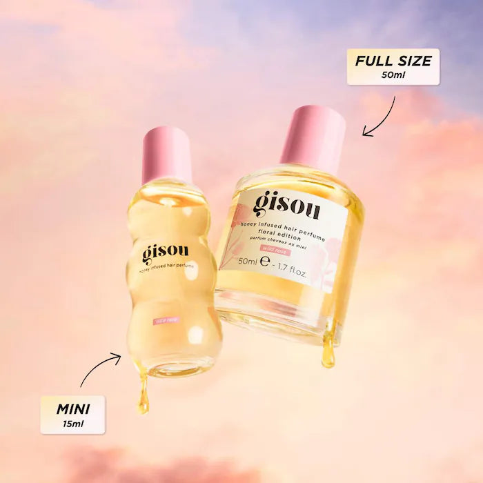 Mini Wild Rose Honey Infused Hair Perfume - Gisou